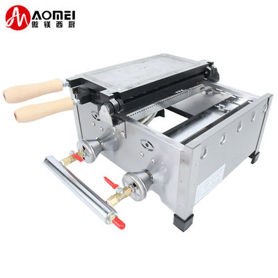 8.15 KG antiaderente 14pcs piccolo pesce a forma di waffle Maker acciaio inossidabile Taiyaki macchina gas