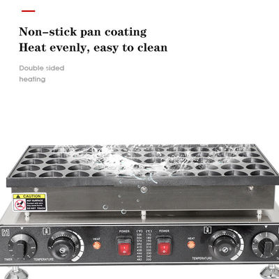 Attrezzature per snack commerciali Fabbricante di pancake a doppia testa con waffle automatici