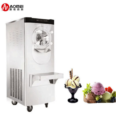 30-36L/H Gelato Machine Acciaio inossidabile Hard Ice Cream Maker Verticale Batch Freezer