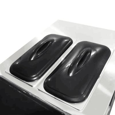 Sistema di pre raffreddamento Fabbricante di gelato morbido con 3 sapori 540x850x1500mm in acciaio inossidabile