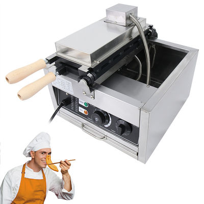 Hotel Banana Waffle Machine Fabbricante di Waffle a bolle in acciaio inossidabile antiaderente 11,25 KG