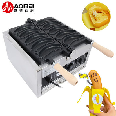 Hotel Banana Waffle Machine Fabbricante di Waffle a bolle in acciaio inossidabile antiaderente 11,25 KG