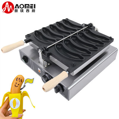 10.4kg Macchina elettrica per la produzione di waffle a forma di banana