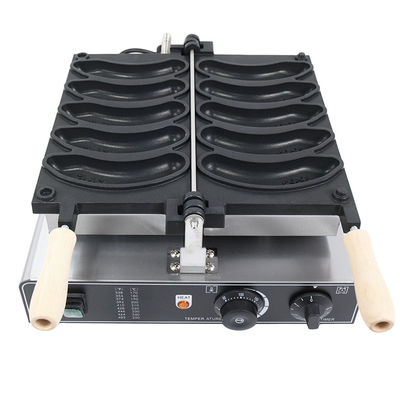 10.4kg Macchina elettrica per la produzione di waffle a forma di banana