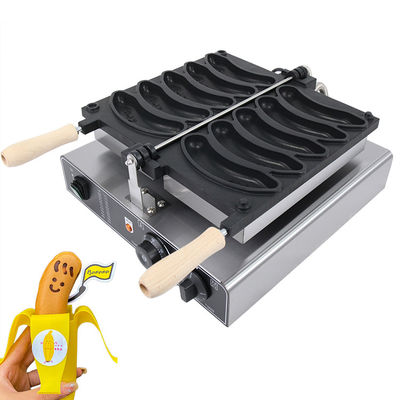 10.4kg Macchina elettrica per la produzione di waffle a forma di banana