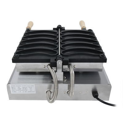 10.4kg Macchina elettrica per la produzione di waffle a forma di banana