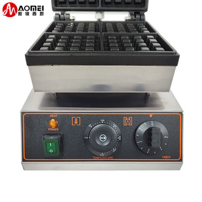 Nonstick Electric Belgian Waffle Maker 4pcs Rectangle Waffle Baking Machine per snack