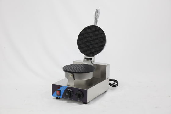 Macchina elettrica per la produzione di waffle per snack bar piatto antiaderente bevande alimentari 250*350*250mm