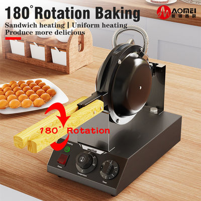 200 mm di diametro Dimensione dello stampo Bollino elettrico antiaderente Waffle di ferro forno per la preparazione di snack