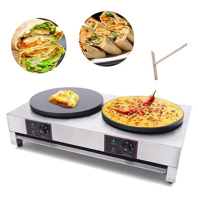 900*540*230mm Professionale in acciaio inossidabile Commerciale antiaderente elettrico doppio singolo Crepe Maker