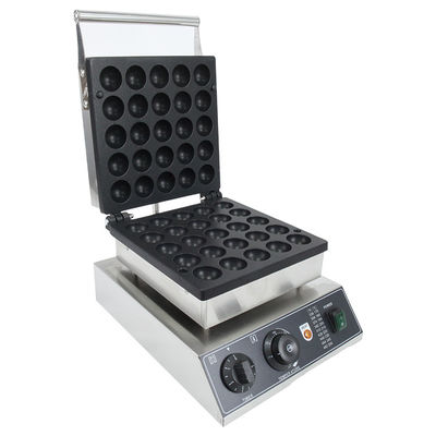 Macchina commerciale a forma di palla Produttore di waffle di uova per la casa Dimensione dello stampo Dia40 * H20 25 fori