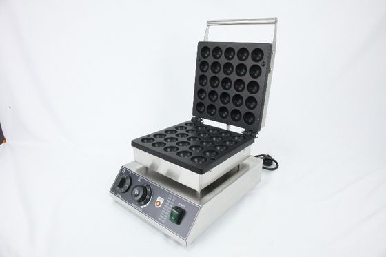 Macchina commerciale a forma di palla Produttore di waffle di uova per la casa Dimensione dello stampo Dia40 * H20 25 fori