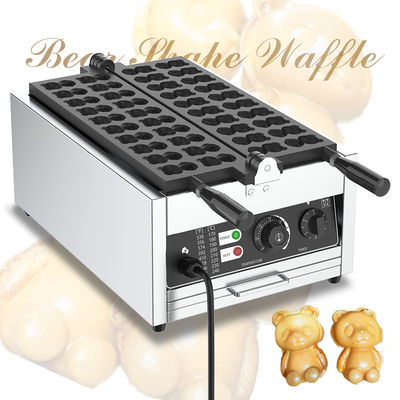 2024 Anno Voltaggio 220v 20 Pcs Fuoco Mini Orso a forma di Taiyaki Waffle Maker Machine