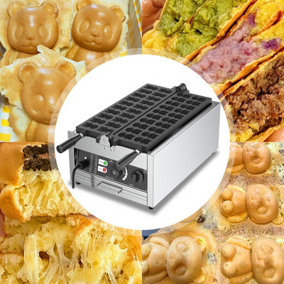 2024 Anno Voltaggio 220v 20 Pcs Fuoco Mini Orso a forma di Taiyaki Waffle Maker Machine