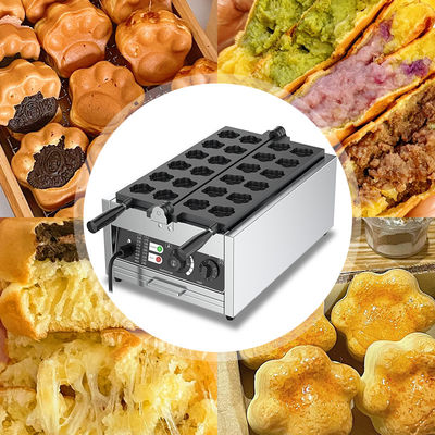 Macchina da forno per muffin a zampa d'orso da 3000W con forma a zampa di gatto Voltaggio 220v Cartoon Waffle