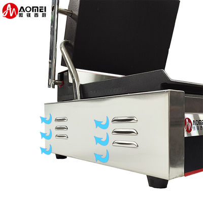 Grill a contatto Panini elettrico di grado commerciale Grill a piastra per Panini perfetti