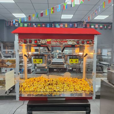 860*420*740mm Macchina elettrica a popcorn per la linea di trasformazione degli snack