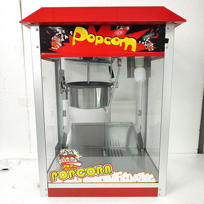 Macchina per il popcorn commerciale industriale rosso per cinema Macchina elettrica per il popcorn automatico