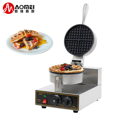 Macchina a waffle antiaderente Belgain 250*350*260mm Dimensione dello stampo per efficienza