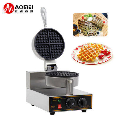 Macchina a waffle antiaderente Belgain 250*350*260mm Dimensione dello stampo per efficienza