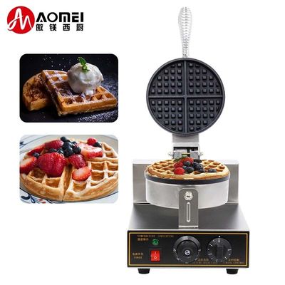 Macchina a waffle antiaderente Belgain 250*350*260mm Dimensione dello stampo per efficienza
