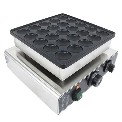 850w Waffle Maker in acciaio inossidabile Mini Pancake Machine 25 Snack Machine a forma rotonda