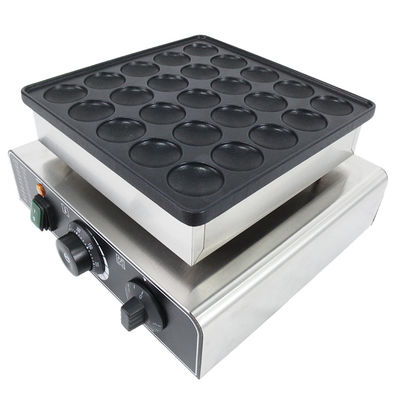 850w Waffle Maker in acciaio inossidabile Mini Pancake Machine 25 Snack Machine a forma rotonda