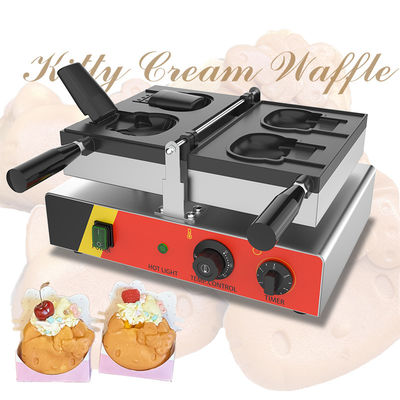 Intervallo di temperatura 50-300C Macchina a Waffle Hello Kitty Taiyaki a forma di gatto per la casa