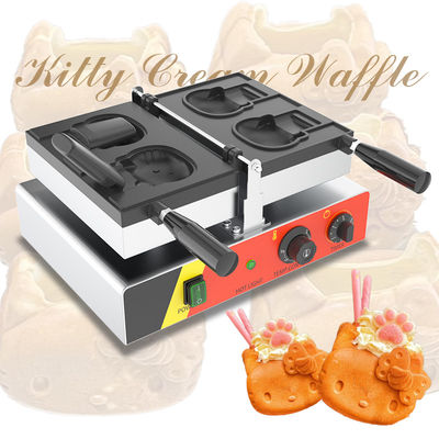 Intervallo di temperatura 50-300C Macchina a Waffle Hello Kitty Taiyaki a forma di gatto per la casa
