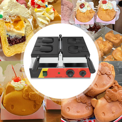 Intervallo di temperatura 50-300C Macchina a Waffle Hello Kitty Taiyaki a forma di gatto per la casa