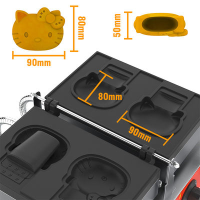 Intervallo di temperatura 50-300C Macchina a Waffle Hello Kitty Taiyaki a forma di gatto per la casa