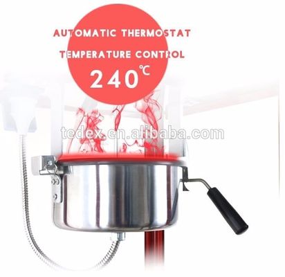110-240V/50-60HZ Materiale SS di qualità alimentare sana Macchina per popcorn commerciale con carrello