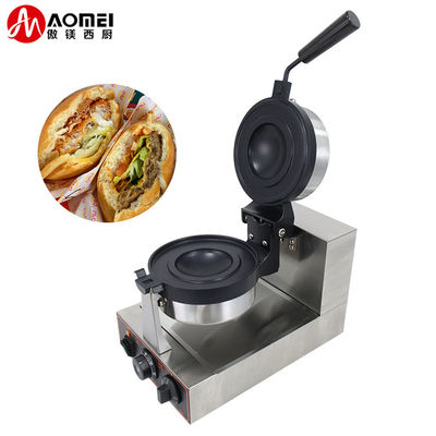 Macchina elettrica per la fabbricazione di waffle per snack bar Piastra antiaderente 250*350*250mm