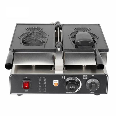 Argento 350x500x200 Macchina Taiyaki personalizzata più popolare Macchina Waffle di pesce a bocca aperta